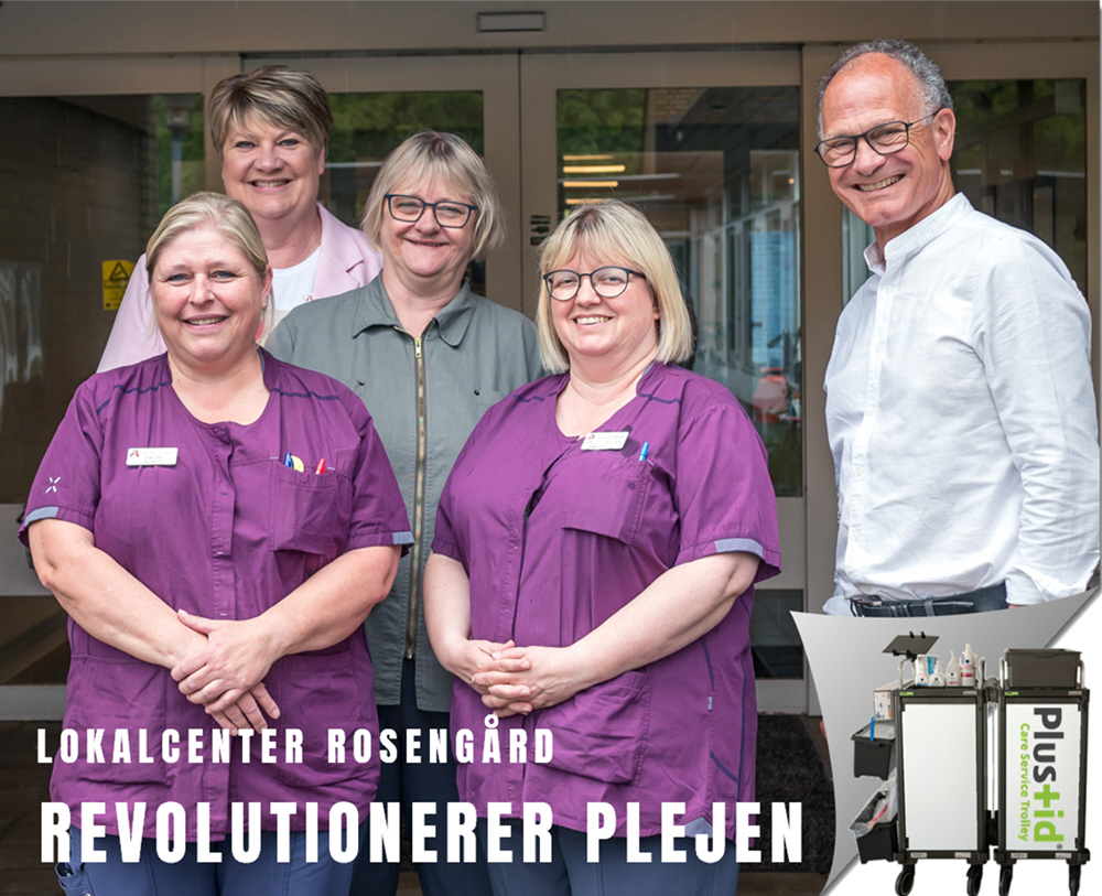 Møbler til opbevaring på plejehjem, CareServiceTrolley, plustuid forbedringstavler